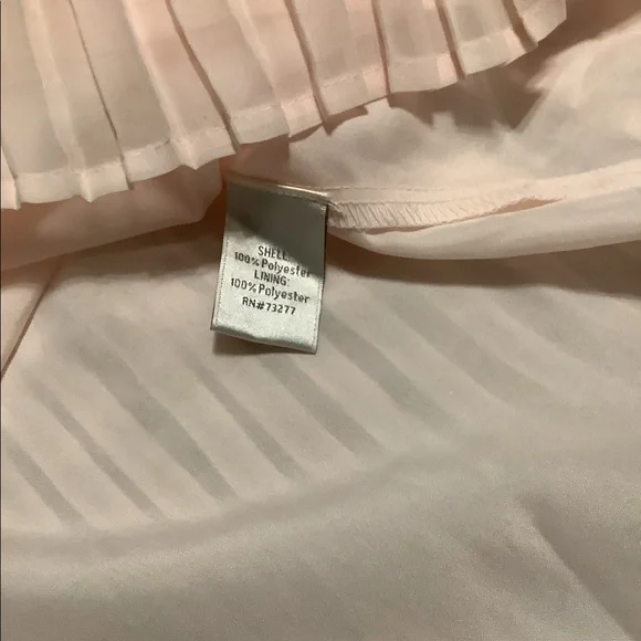 LC Lauren Conrad Maxi Skirt Pink Pleated Tulle Size M - Picture 5 of 5